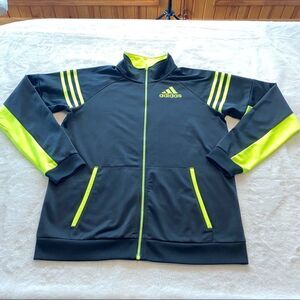 Adidas Tiro and Tricot Black/Yellow Youth Jacket Size XL
